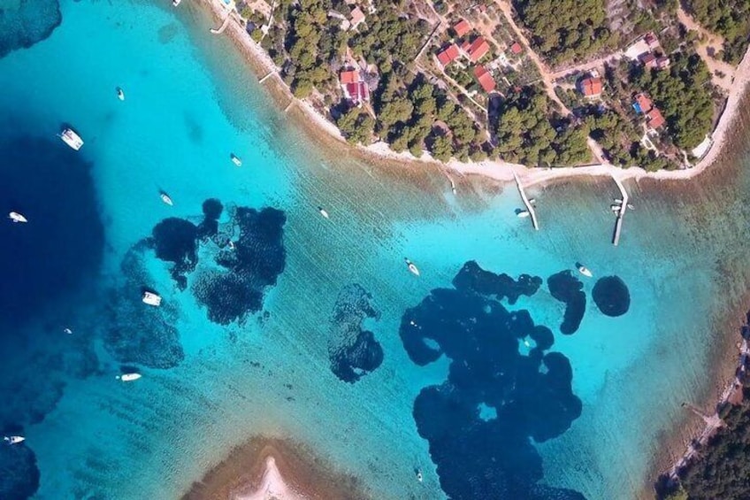 Blue lagoon, Drvenik Veli island