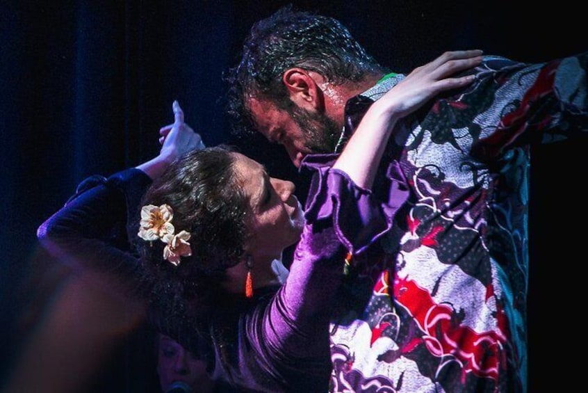 Sara Jiménez and Cristian Lozano dancing in the flamenco tablao "Orillas de Triana"
Photo - Irina Palkina (c)