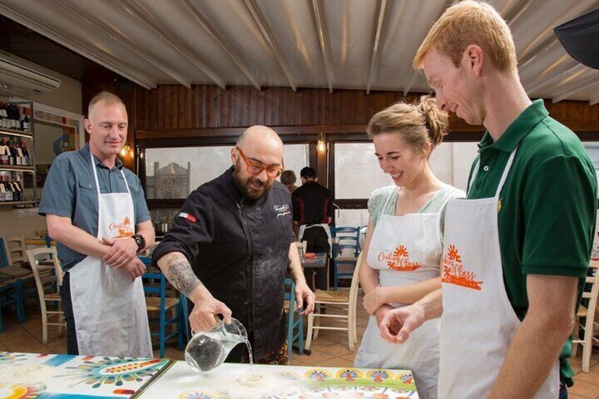 Cooking Class Taormina with Local Food Market Tour