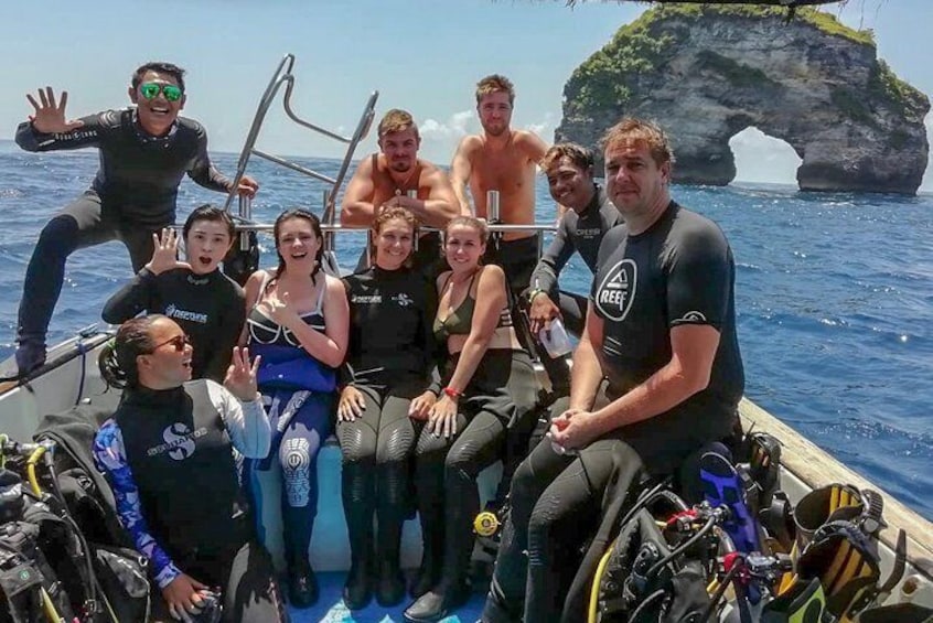 Scuba diving in Nusa Penida is amazing