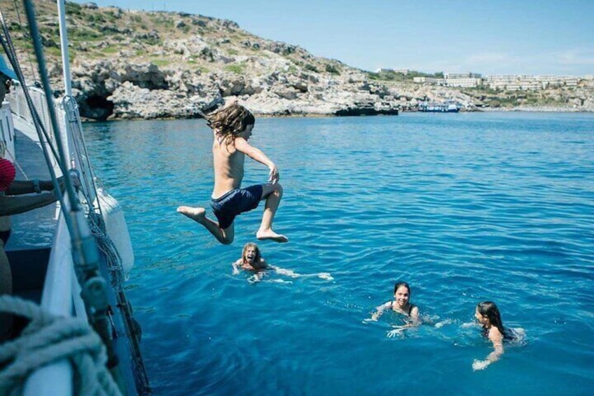 Jump off the boat...