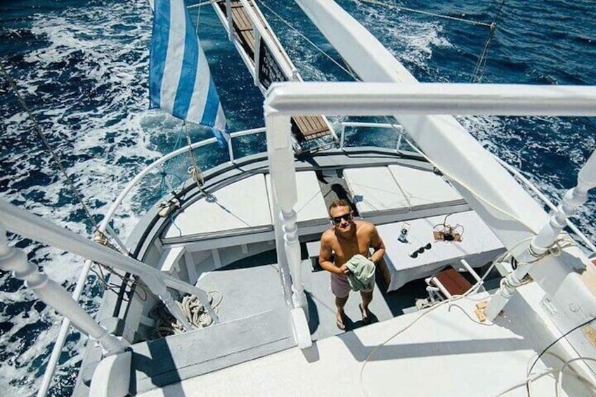 Rhodes Full Day Cruise with Greek Buffet Lunch & Unlimited Drinks