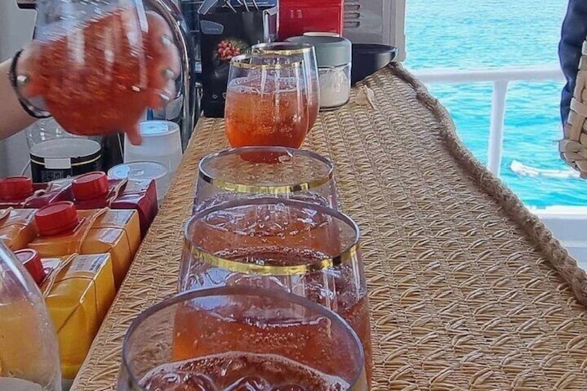 Rhodes Exclusive Swim Cruise with Greek Gourmet Buffet & Drinks