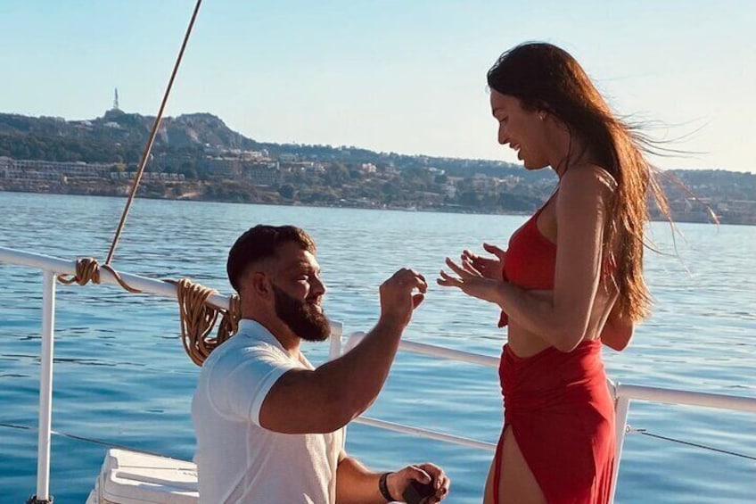 She said yes!