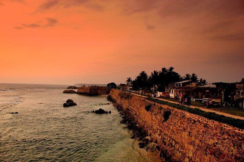 Evening sky at Galle, Sri lanka