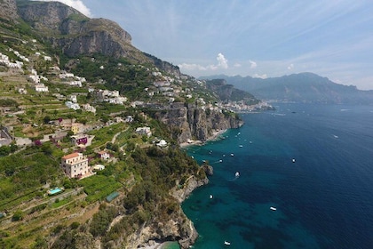 Amalfi Coast Private Boat Excursion from Positano, Praiano, Amalfi, Minori ...