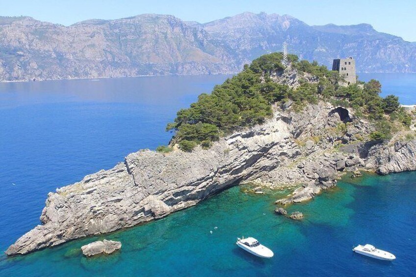 Enjoy a swim at the Li Galli islands near Positano