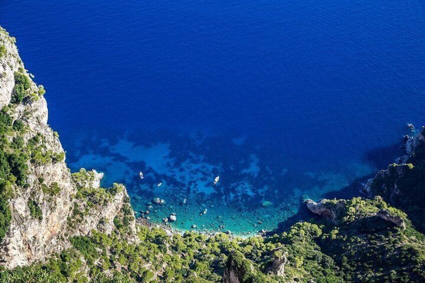 Swim in the turquoise sea in secluded spots away from the crowds