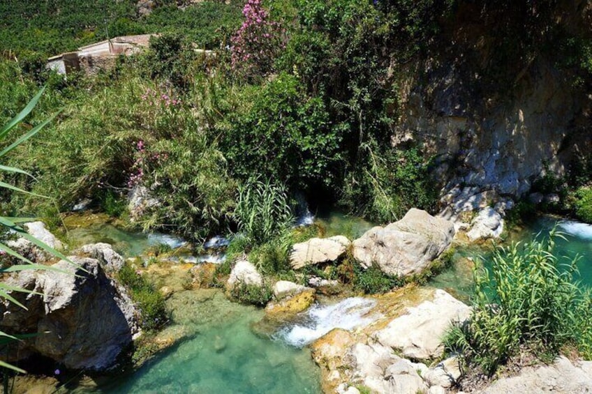 From Albir & Benidorm: Algar Waterfalls Excursion