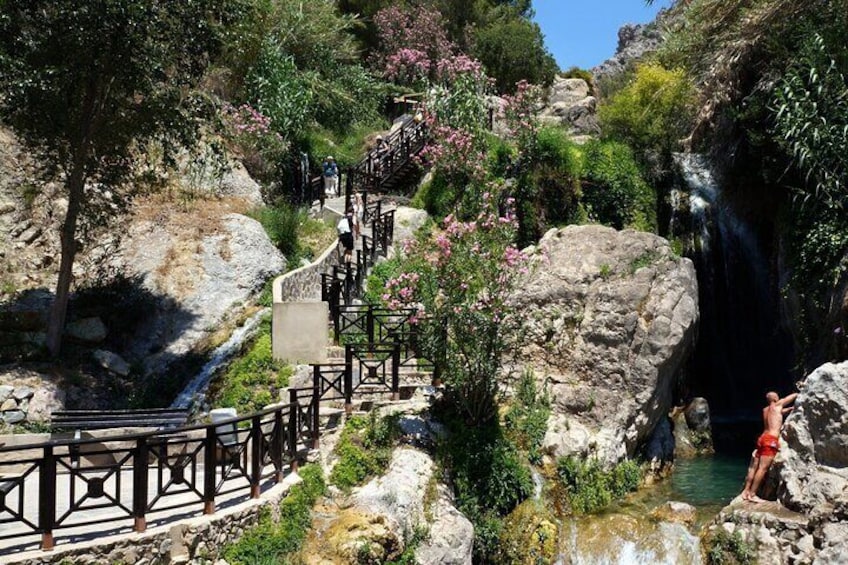 From Albir & Benidorm: Algar Waterfalls Excursion