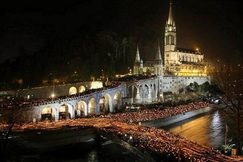 Show item 2 of 2. torch-lit Marian processions