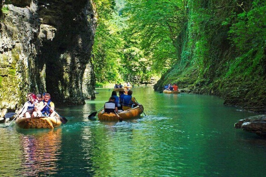 Martvili Canyon, Prometheus Caves & Bagrati Church Private Tour