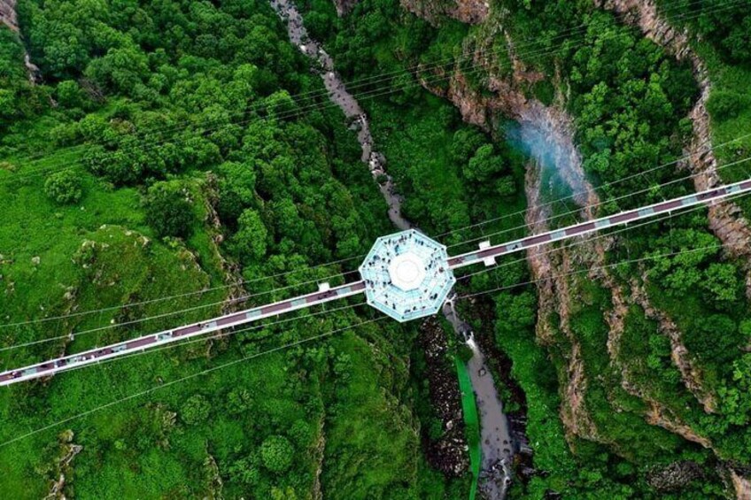 Dashbashi Canyon, Glass Bridge, Bicycle Zip Line, Swing, Private Full Day Tour