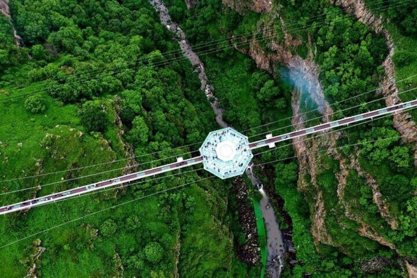 Dashbashi Canyon, Glass Bridge, Bicycle Zip Line, Swing, Private Full Day Tour
