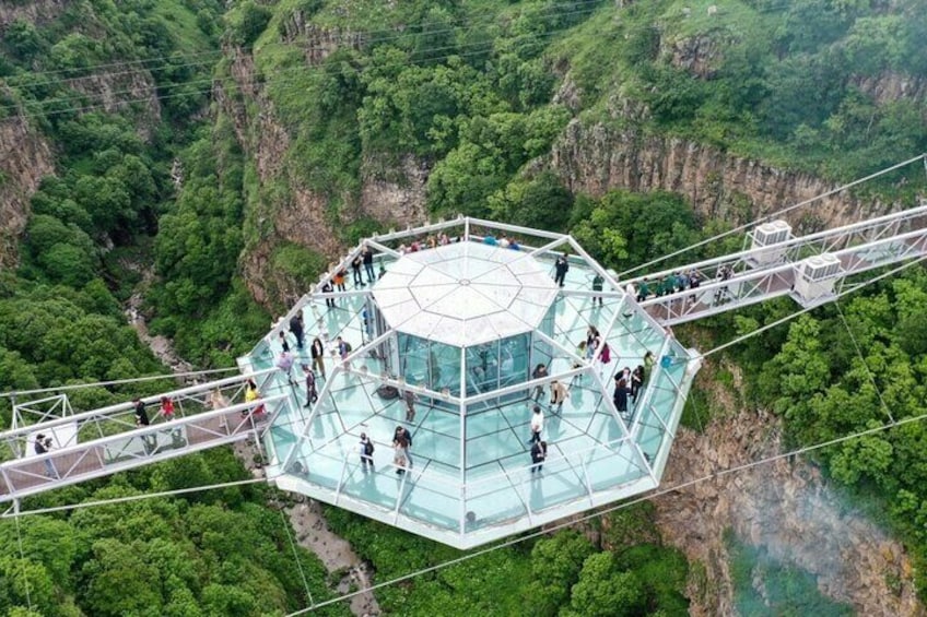 Dashbashi Canyon, Glass Bridge, Bicycle Zip Line, Swing, Private Full Day Tour