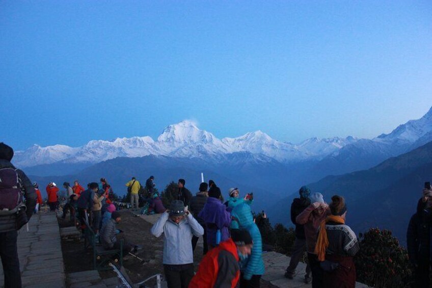 Trekkers at Poon Hill.