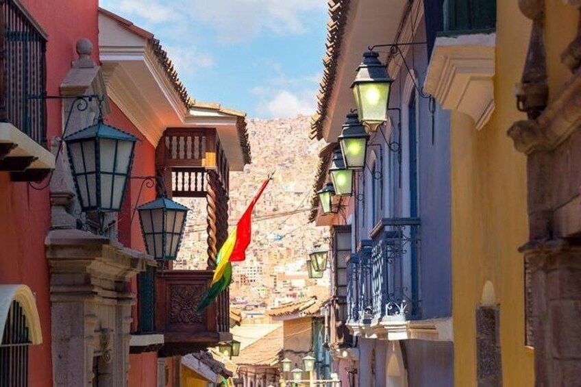 Wander the colonial streets in La Paz