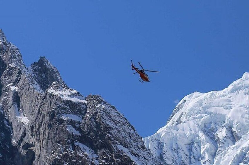 Flying over Annapurna Ranges