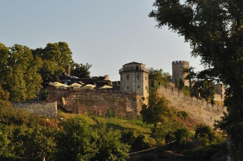 The North East side of the Fortress in summer.