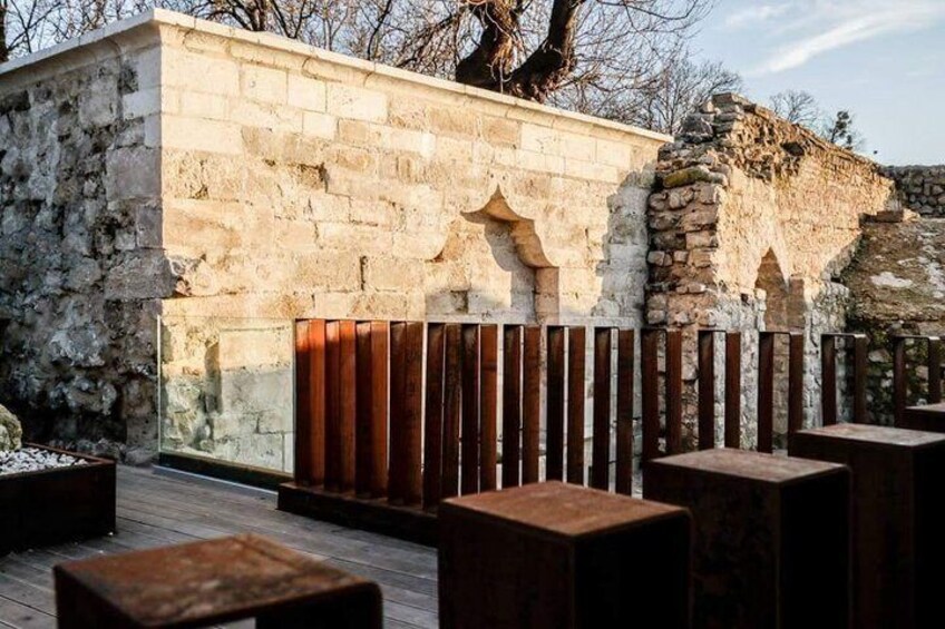 Ottoman heritage on the Fortress - the fountain by the Grand Vizier Mehmed Paša Sokolović, who was of Serbian origin.