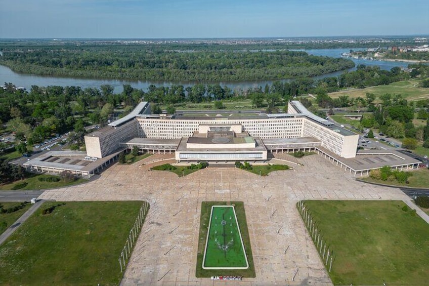 Seat of 
YU Government - the witness of transition from Soviet style to a more liberal atmosphere.
