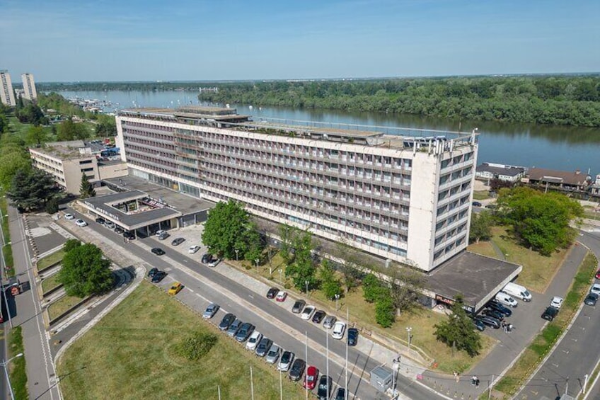 Hotel Yugoslavia, built to impress non-aligned comrades and host western dignitaries.
