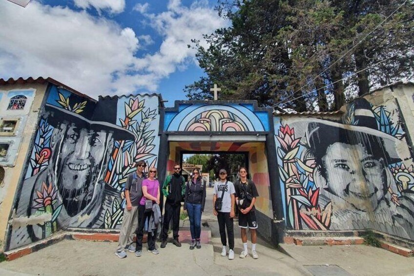 Visit the cemetery and open air street art gallery