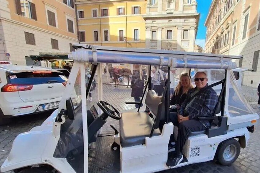 Rome Golf Cart Private Tour