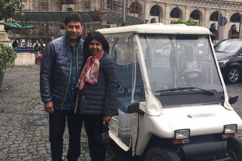 Rome Golf Cart Private Tour