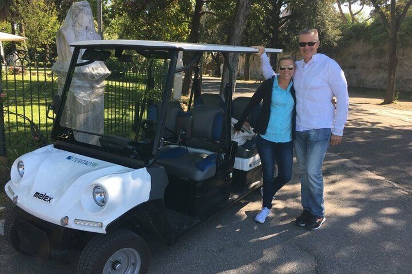 Rome Golf Cart Private Tour