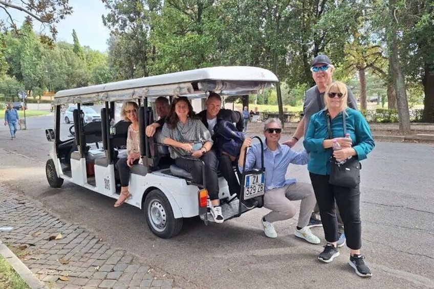 Rome Golf Cart Private Tour