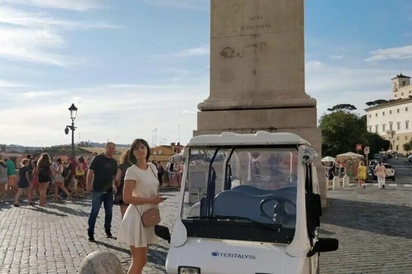 Rome Golf Cart Private Tour