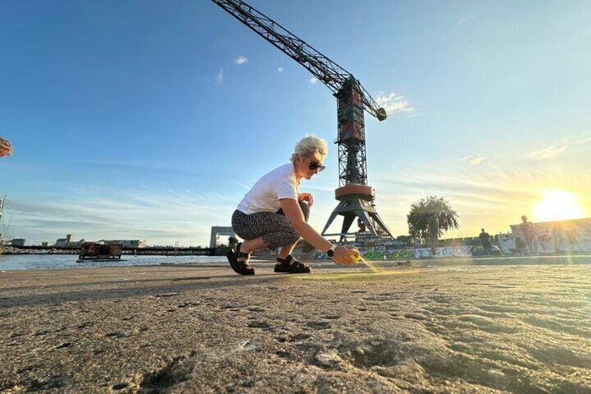 Urban Adventures Amsterdam Bike Tour, Graffiti and Magnet Fishing