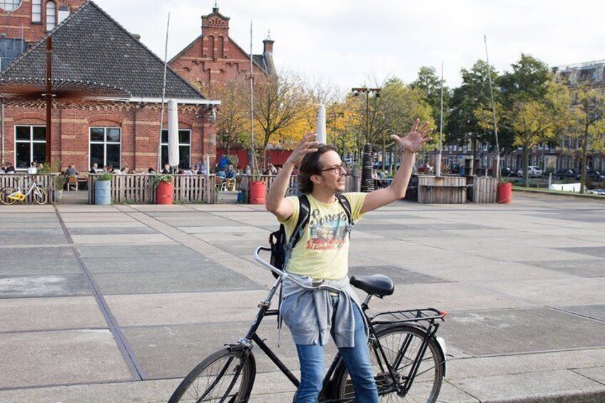 Explore hidden art and culture in Amsterdam by bike