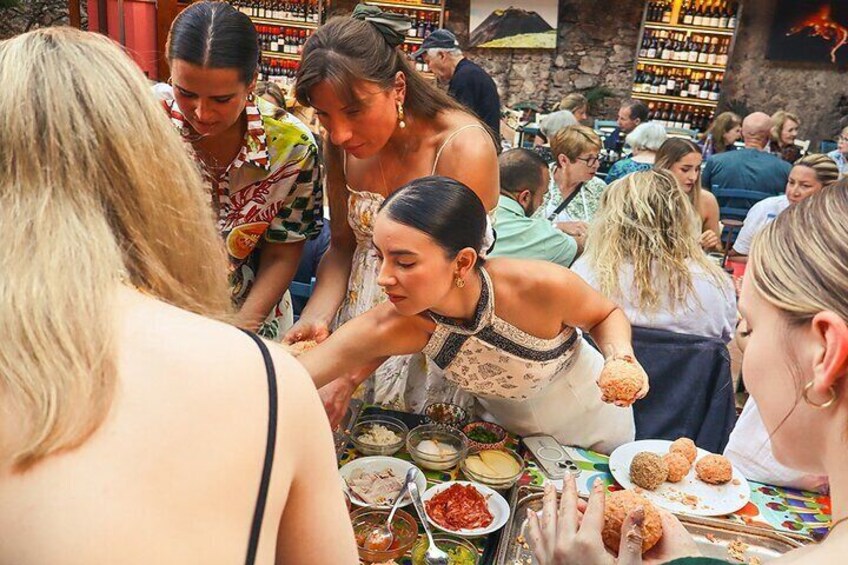 Sicilian Cooking Class and Market Tour in Taormina