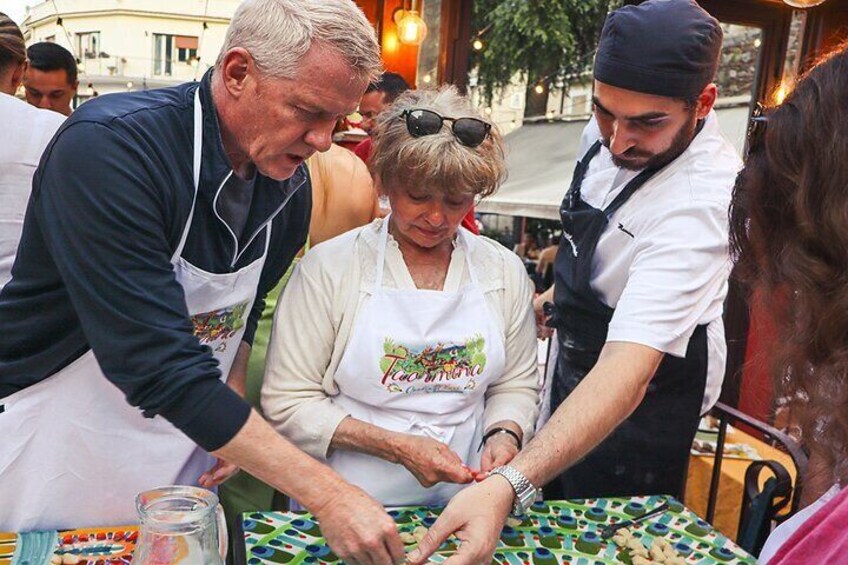 Sicilian Cooking Class and Market Tour in Taormina