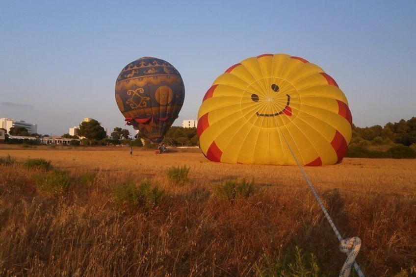 Private Hot Air Balloon Ride in Mallorca with Champagne and Tapas