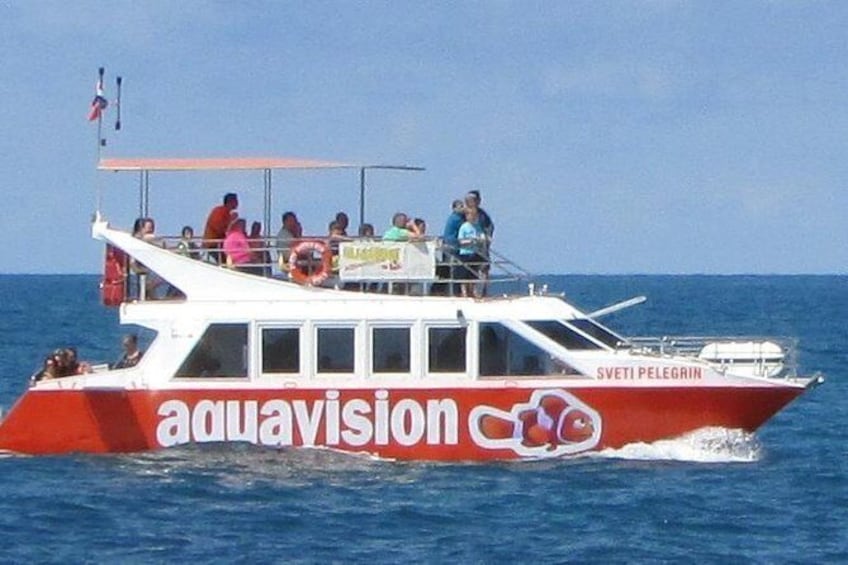 Aquavision Glassboat Katamaran