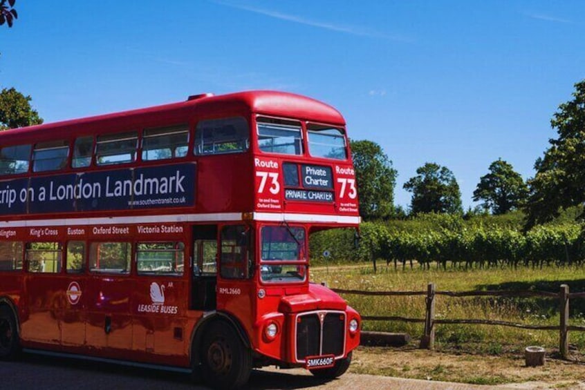 Great British Wine Tours - Vintage bus wine tour