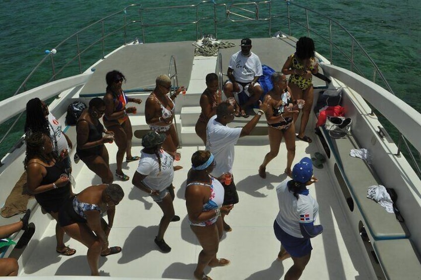 From Punta Cana: Party Boat Cruise Blue Marine