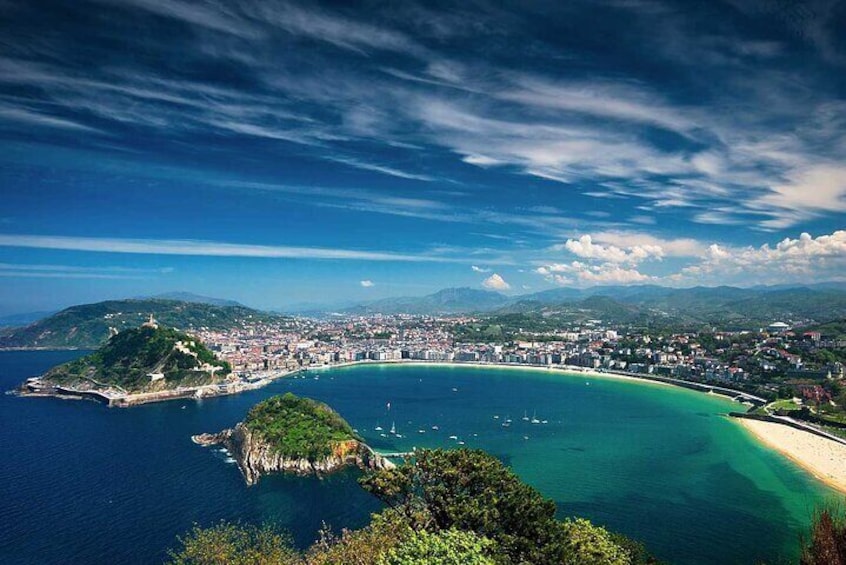 Panoramic views San Sebastian