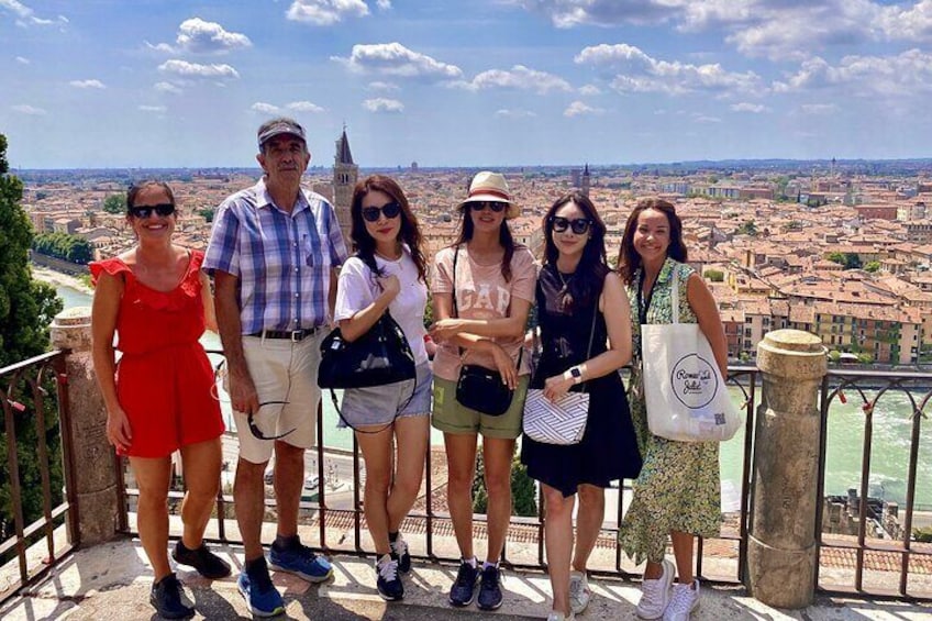 Verona Highlights & Hidden Gems at Sunset with cable car ride