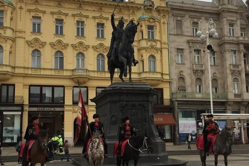 Ban Josip Jelačić and the Kravat regiment 