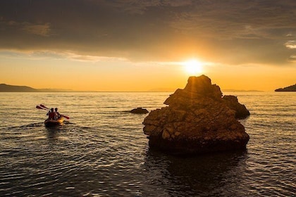 Romantic Sunset Sea Kayaking
