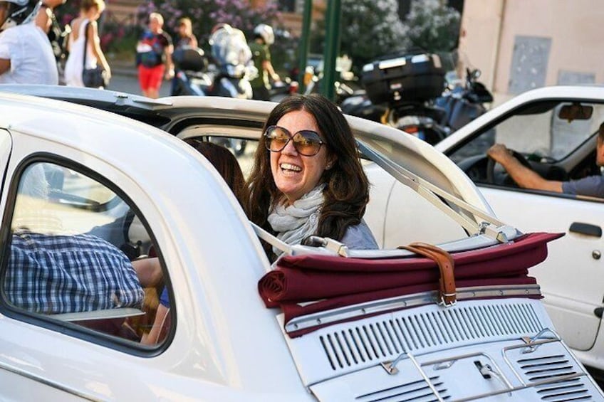 Rome Vintage Fiat 500 Self-Drive Tour by Convoy