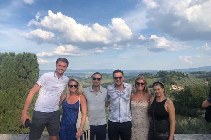 Breathtaking view in San Gimignano 