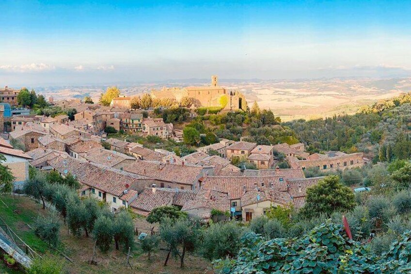 Breathtaking view from Montalcino 