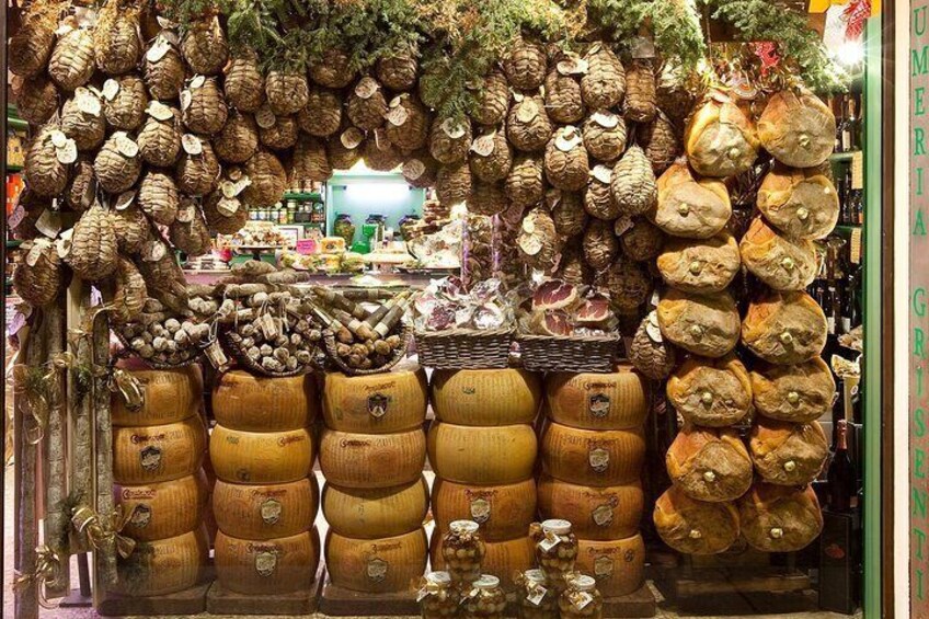 Typical Deli Store in Parma