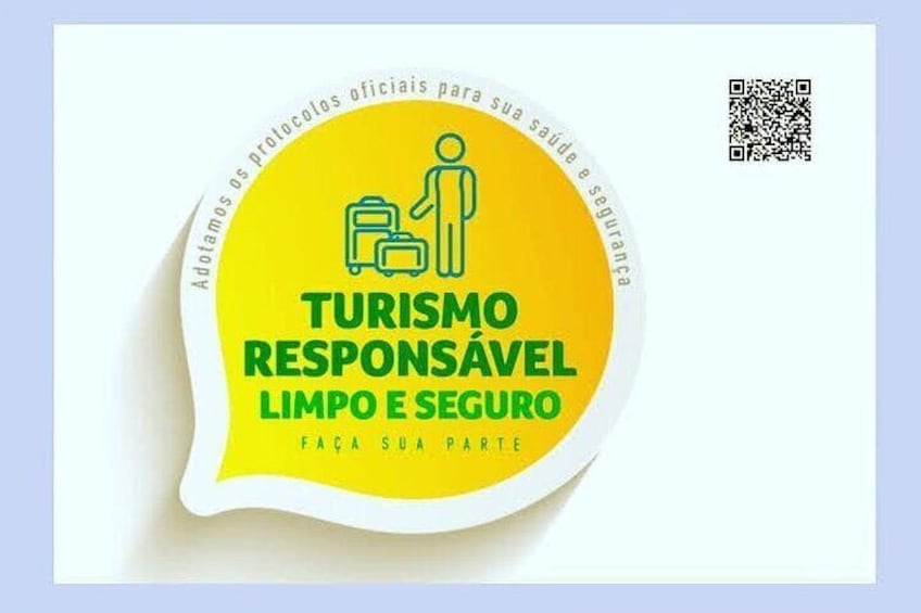 Brazilian Ministry of Tourism Seal of Responsible, Clean and Safe Tourism