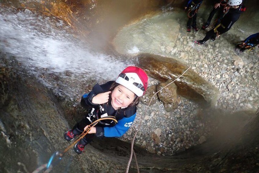 Family Canyoning near Lake Bled